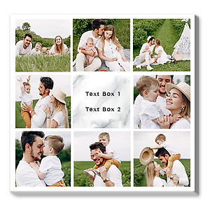 Square - Collage 8 Typography