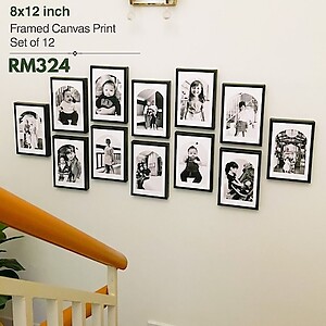 8x12inch (20x30cm) Portrait Canvas Print