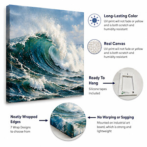 3 Pieces 30x20inch (76x50cm) Landscape Canvas Print