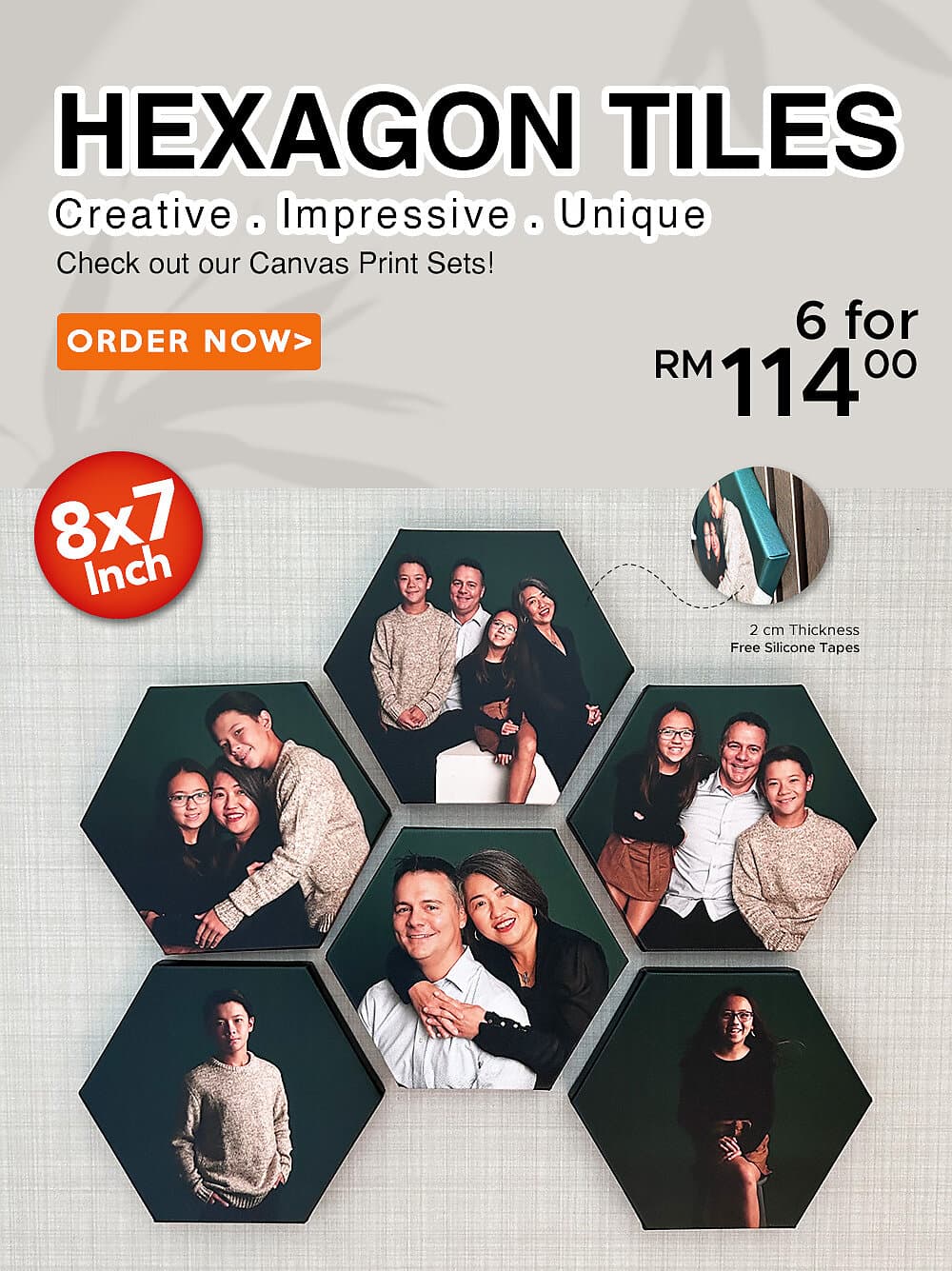 hexagon prints