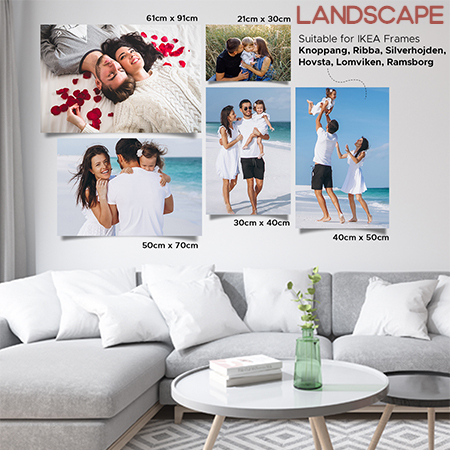 Poster Print Landscape - IKEA Frame Sizes