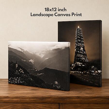 3 Pieces 18x12inch (45x30cm) Landscape Canvas Print